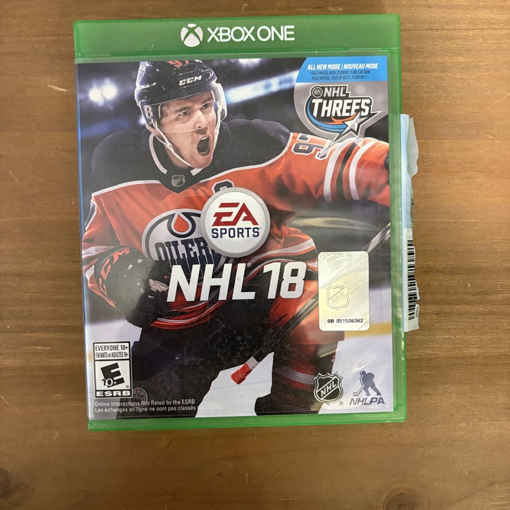 NHL 18 Xbox One Game
